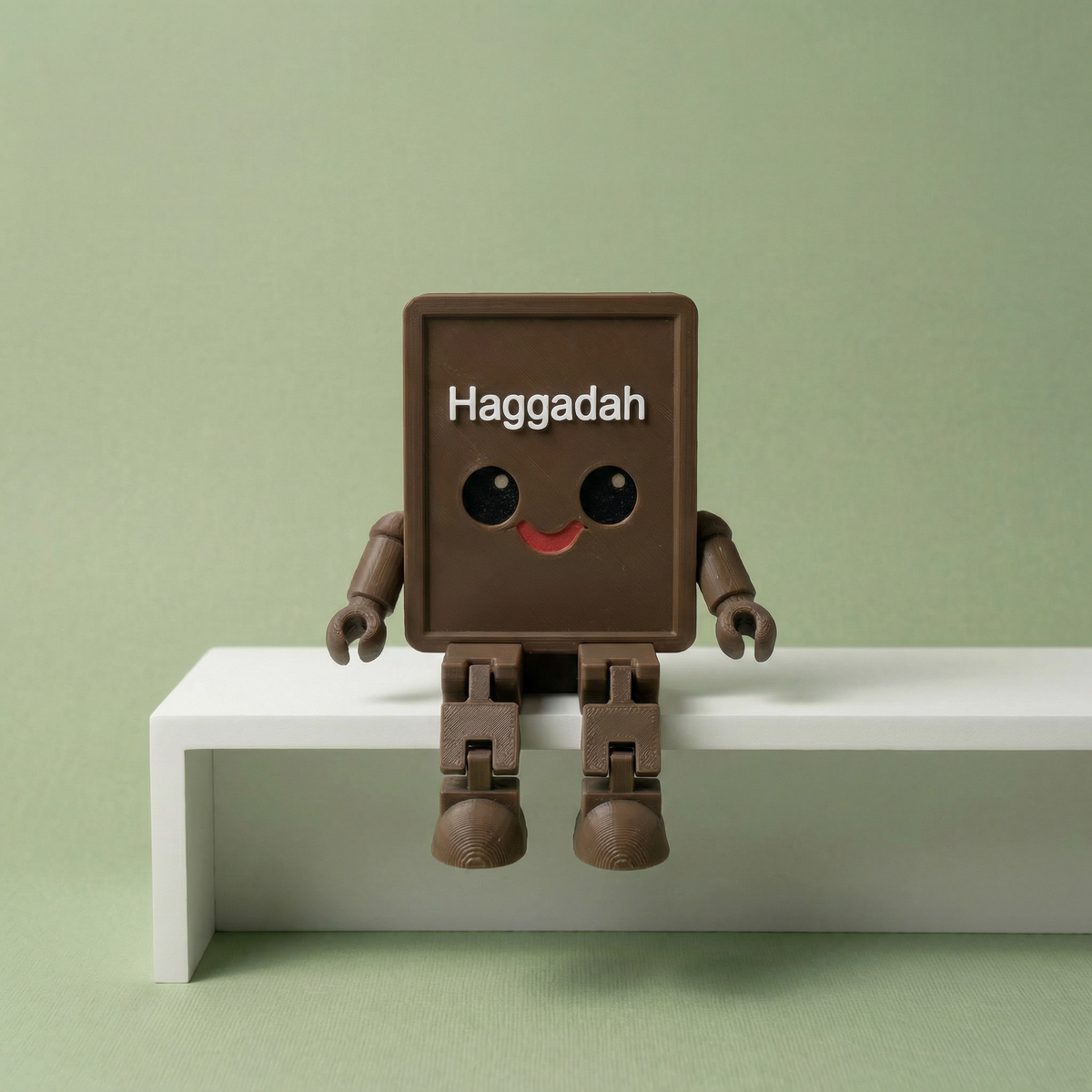 Articulated Haggadah Figurine — Poseable Passover Character